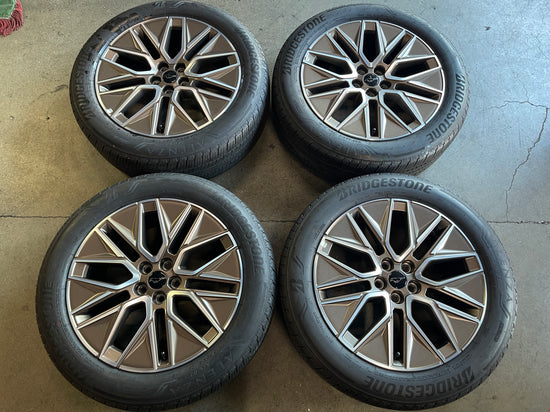 2021-2026 Ford Mustang Mach-E OEM 19" Machined Sinister Bronze Wheel/Rim Tire Set of 4