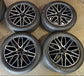 2021-2026 Ford Mustang Mach-E OEM 19" Machined Black Wheel/Rim Tire Set of 4 | RJ8C1007B1A 10677A