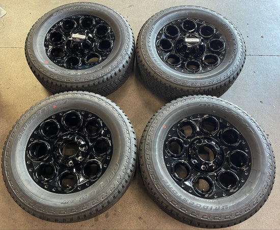 2026 Ford F250 F350 Tremor OEM 20" Gloss Black Wheel/Rim Tire Set of 4 | PC3J1007AA 10484