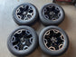 2021-2026 Ford Bronco Sport Factory 18 inch Machined Gloss Black Wheel Rim Tire Set of 4 OEM
