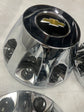 Sold Four Center Caps for 2011-2026 Chevy Silverado 3500 DRW 9597796 9597805 OEM