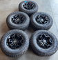 2026 Ford Bronco Badlands OEM 17" Black Wheel/Rim Tire Set of 5 | P1WC1007A1A