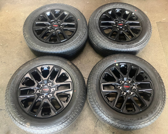 2025 Toyota Tundra TRD Factory 20 Wheel Tire OEM Rim Black Bridgestone 265/60/20