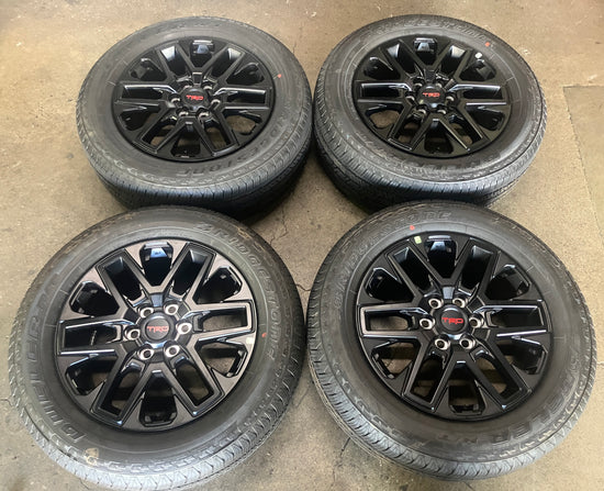 2025 Toyota Tundra TRD Factory 20 Wheel Tire OEM Rim Black Bridgestone 265/60/20