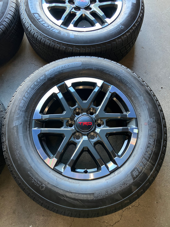 2026 Toyota Tacoma TRD Factory 18 Wheels Tires OEM Rim Michelin Primacy 265/65/18