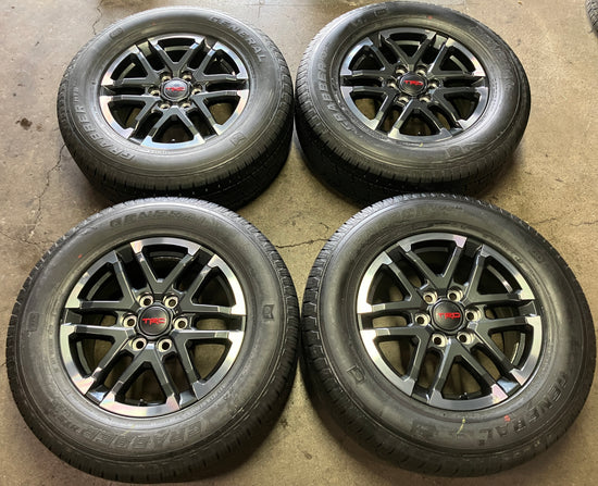 Four 2026 Toyota Tacoma TRD Factory 18 Wheels & Tires OEM Rims General HTS 265/65/18