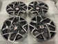 2022-2026 GMC Yukon Denali Sierra 1500 OEM 20 inch Polished Gray Wheel Rim set of 4, factory take-off wheels, 20x9, 6x139.7 bolt pattern, +28 mm offset, OEM 84604786 and 84775275, interchange 14098
