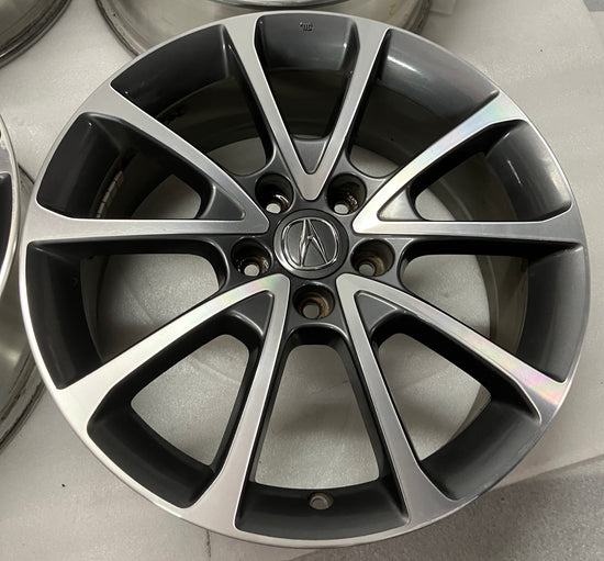 Four 2021 OEM Acura TLX factory alloy 18" wheels 71827 rims 42700TZ3A31