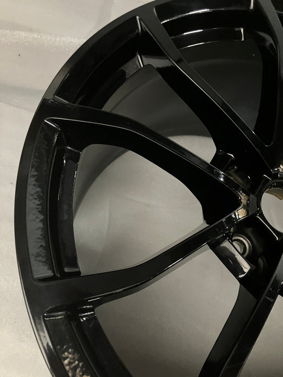 One Single OEM 2019 Corvette C7 20x12 Factory Rear Black Wheel Rim 5785 9598728