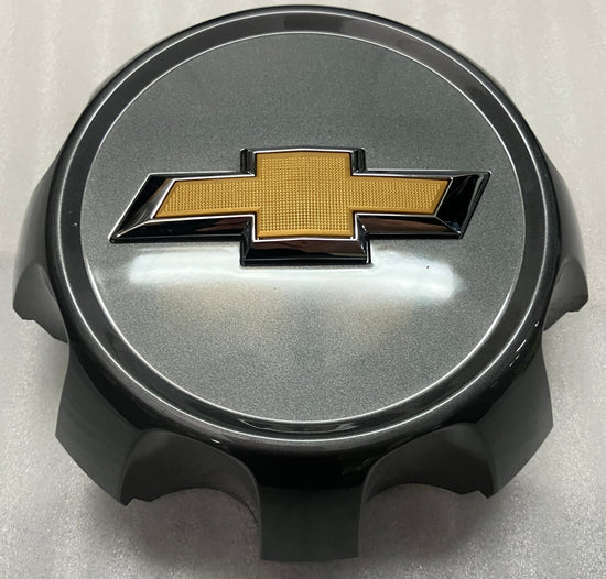 Single 21-25 Chevrolet Silverado 2500 3500 HD Gray OEM Center Cap 5960 84307949
