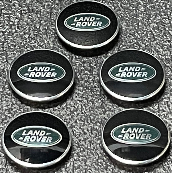 Sold Five 2020-2024 Land Rover Range OE Center Caps JGB0021 LDB0011 JGB0031 Black