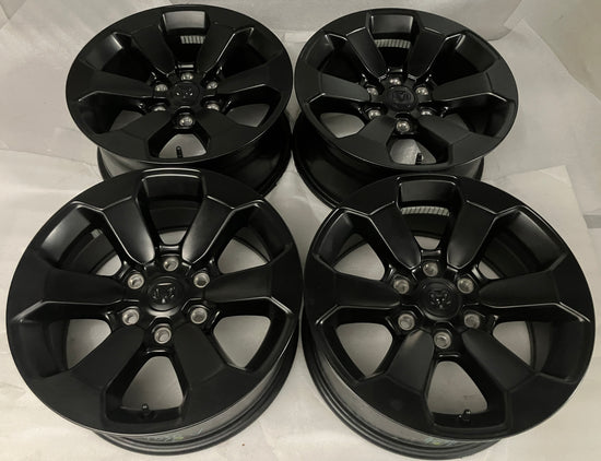 Four 2025 RAM REBEL 1500 OEM Factory Wheels Rims Sensors 5YD44TRMAA 2671