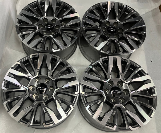 Sold Four 2026 Chevy Tahoe Z71 Silverado OEM 20 Factory Wheels Rims 87835097