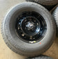 Five OEM Ford Bronco Black Diamond 17 Wheels Tires Factory Rims Sensors Black