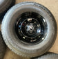 Five OEM Ford Bronco Black Diamond 17 Wheels Tires Factory Rims Sensors Black