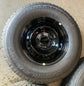 Five OEM Ford Bronco Black Diamond 17 Wheels Tires Factory Rims Sensors Black