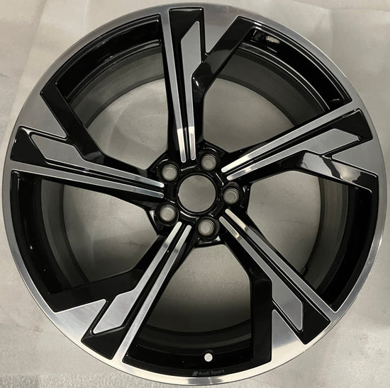 Sold Single Factory 2025 Audi RS5 OEM 20 Wheel Rim 59078 8W0601025DR Machined Black