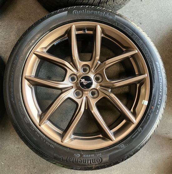 2025 Ford Mustang GT Factory 19 Wheels Tires Rims Bronze OEM PR3C1007CA 255/40/19