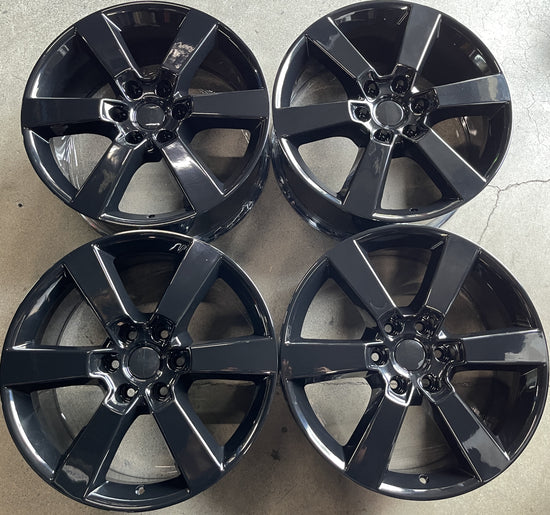 Four Ford F150 Factory 20" Wheels Rims OEM 10005 Black FL341007FB FX2 FX4