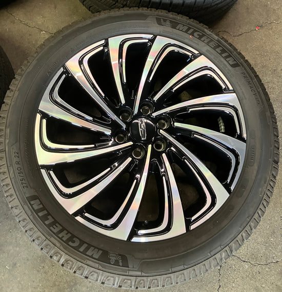 Sold 2026 Lincoln Navigator Factory 22 Wheels Tires OEM Rim F150 275/50/22 SL741007NA