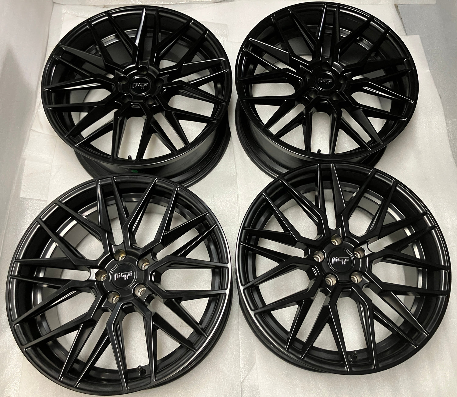 Niche Gamma 20 Inch Matte Black Wheel Rim Set of 4 M190209065 20x9 5x114.3 +35mm
