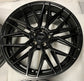 Niche Gamma 20" Matte Black Wheel Rim Set of 4 | M190209065+35 | 20x9 5x114.3 +35mm