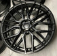 Niche Gamma 20" Matte Black Wheel Rim Set of 4 | M190209065+35 | 20x9 5x114.3 +35mm