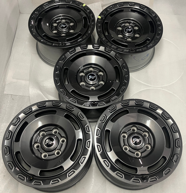 2021-2026 Ford Bronco Everglades OEM 17" Charcoal Wheel Rim Set of 5 N2DC1007B1B 10464