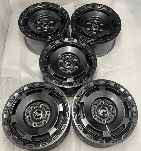 2021-2026 Ford Bronco Everglades OEM 17 Inch Charcoal Wheel Rim Set of 5 N2DC1007B1B 10464