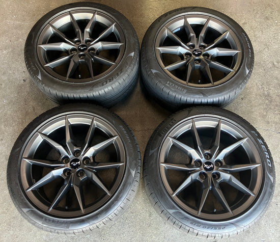 Sold 2026 Factory Ford Mustang Dark Horse 19 Wheels Tires OEM Rims 19x9.5 19x10 Pirelli