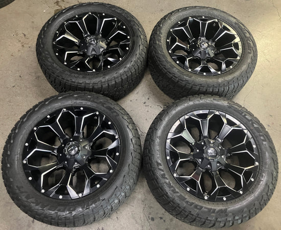 Sold Four Fuel Assault 20 Wheels Tires F150 6x135 Silverado 1500 Sierra Yukon D54620909850