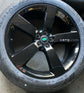 2021-2026 Land Rover Defender Factory 22" Gloss Black Wheel Rim & Tire Set of 5 w/ Spare OEM Take-Off | L8BM1007AD 72353