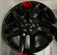 Sold Four 2023 Chevy Traverse Blazer 20 Wheels OEM Black SS8 Redline 23454171 5849A