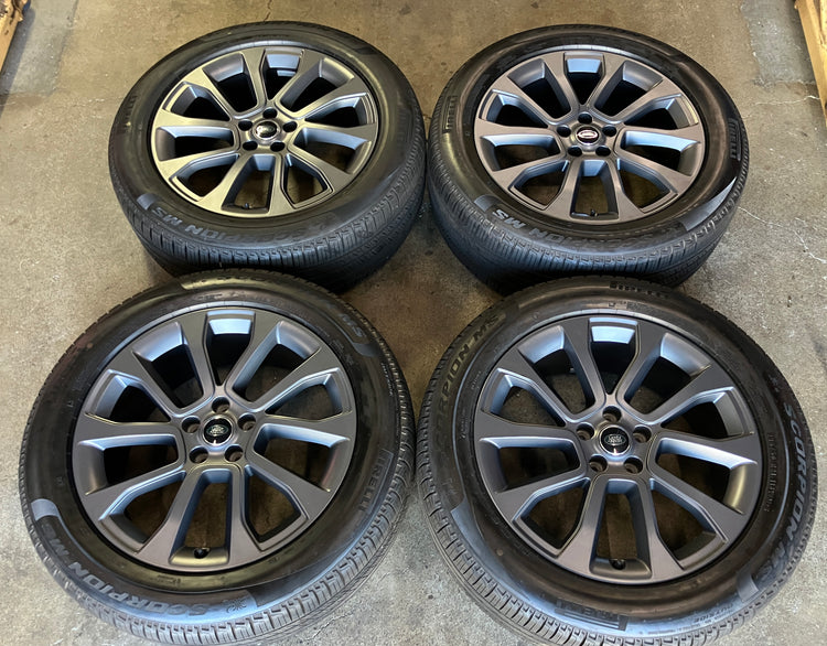 2022-2025 Range Rover SV Factory 21" Gray Wheel/Rim Tire Set of 4 OEM Original N9XMEB