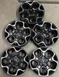 FIVE 2022 JEEP WRANGLER FACTORY 17" WHEELS OEM RIMS 96832 GLADIATOR BLACK