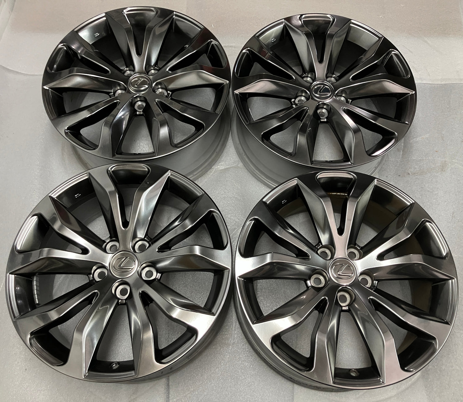 2018-2021 Lexus NX300 OEM 18" Hyper Silver Wheel/Rim Set of 4 Original 4261A78100 74389