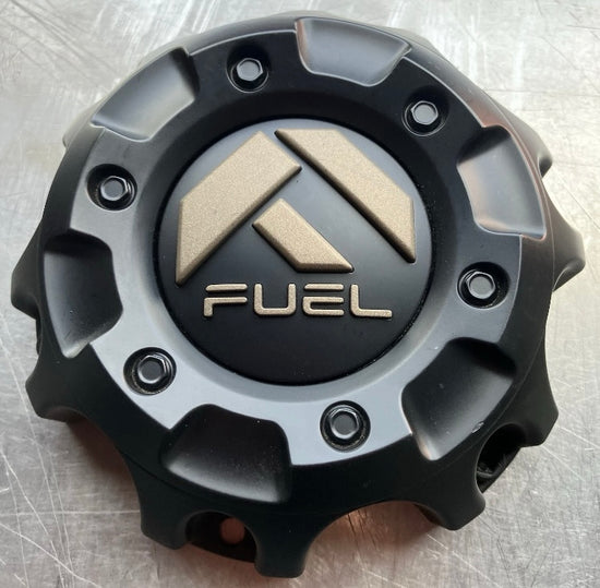 Sold Fuel Wheels Flat Black Custom Wheel Center Cap Bronze logo 1001-58MBZ Cap M-447