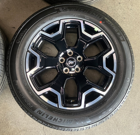 Sold 2026 Ford Bronco Sport Factory 18 Wheels Tires OEM Rims Maverick R1PC1007BA Black