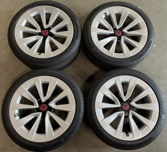 FOUR 2018-2022 TESLA MODEL 3 FACTORY 19 WHEELS TIRES OEM RIMS