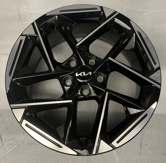 2025 2026 Kia K4 OEM 18" Black Machined Wheel Rim 18x8 5x114.3 +56mm | 52910GG300 74732