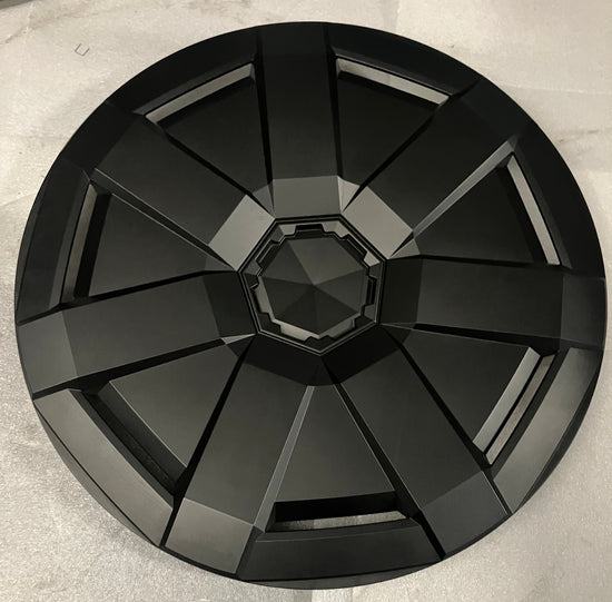One 2024-2026 Tesla Cybertruck OEM Factory Wheel Cover Hubcap Matte Black 1250231-00-C