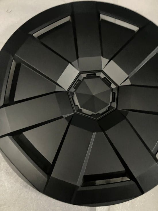 One 2024-2026 Tesla Cybertruck OEM Factory Wheel Cover Hubcap Matte Black 1250231-00-C