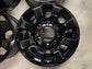 FOUR 2023 FORD F250 F350 TREMOR FACTORY 18 WHEELS 10297 OEM RIMS GLOSS BLACK TALL REAR CAPS