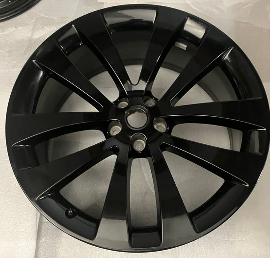 OEM 23" Gloss Black Wheel 2023 2024 Range Rover Sport LR167056 72387 Forged