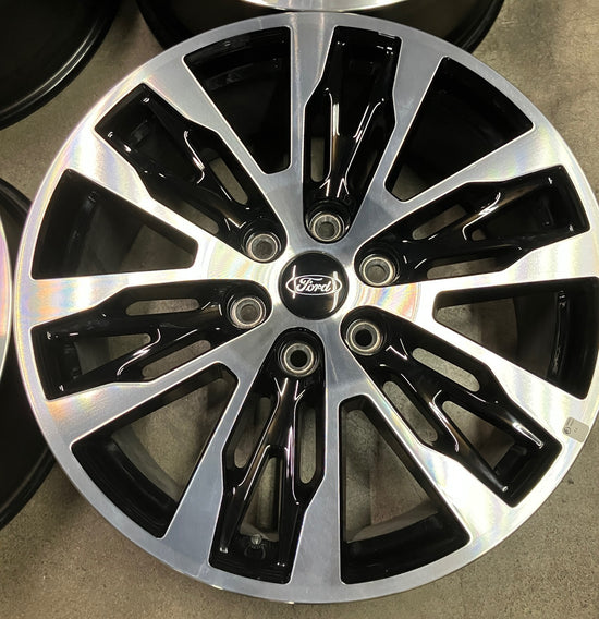 Sold Four 2025 Ford Expedition Factory 20" Wheels OEM SL141007HA Rims F150 Black Machine