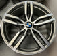 2015-2019 BMW X6 OEM 19-Inch Staggered Wheels – Set of 4 | Machined Silver Inlay | 36117849629 / 36117850070