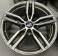 2015-2019 BMW X6 OEM 19-Inch Staggered Wheels – Set of 4 | Machined Silver Inlay | 36117849629 / 36117850070