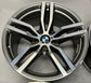 2015-2019 BMW X6 OEM 19-Inch Staggered Wheels – Set of 4 | Machined Silver Inlay | 36117849629 / 36117850070