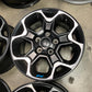 Sold Five 2025 Jeep Wrangler Factory 17" Wheels OEM Rims 96832 Gladiator Black