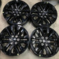Sold Four 2025 Ford F150 Lariat Limited Factory 20 Wheels OEM Rims RL341007BA Gloss Black